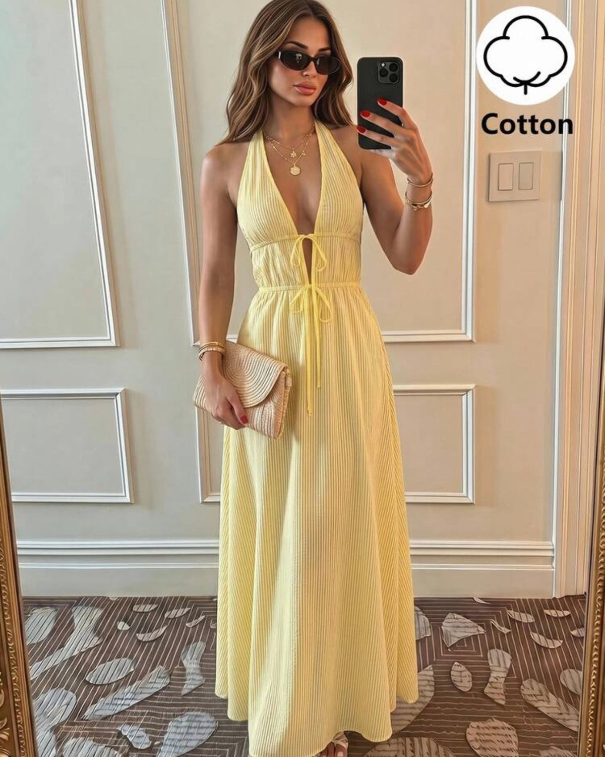 Vestido amarillo sunnichc