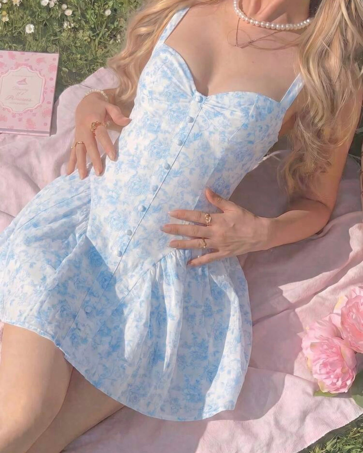Vestido celeste