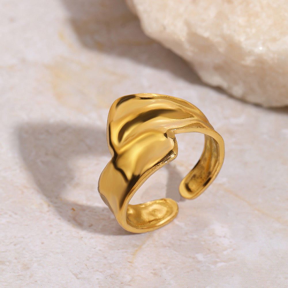Anillo oro laminado