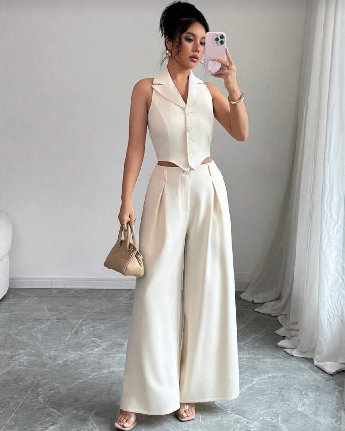 Conjunto albaricoque