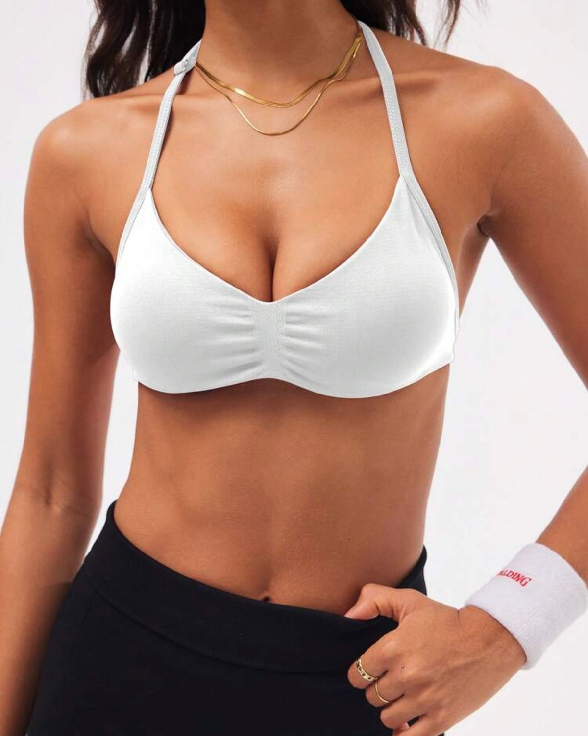Top deportivo blanco