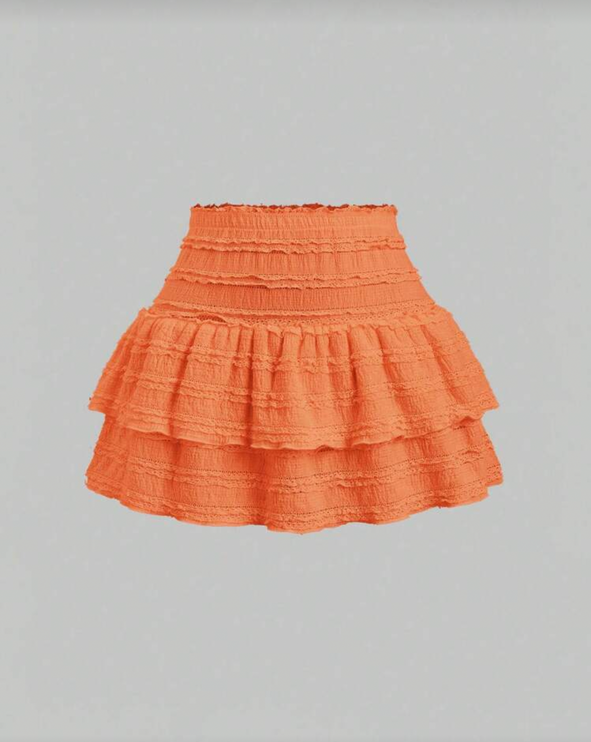 Falda naranja