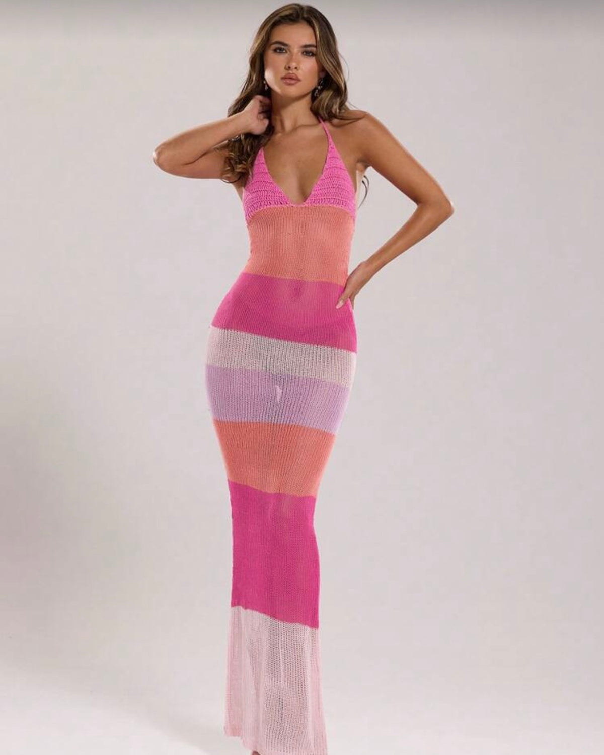Vestido multicolor