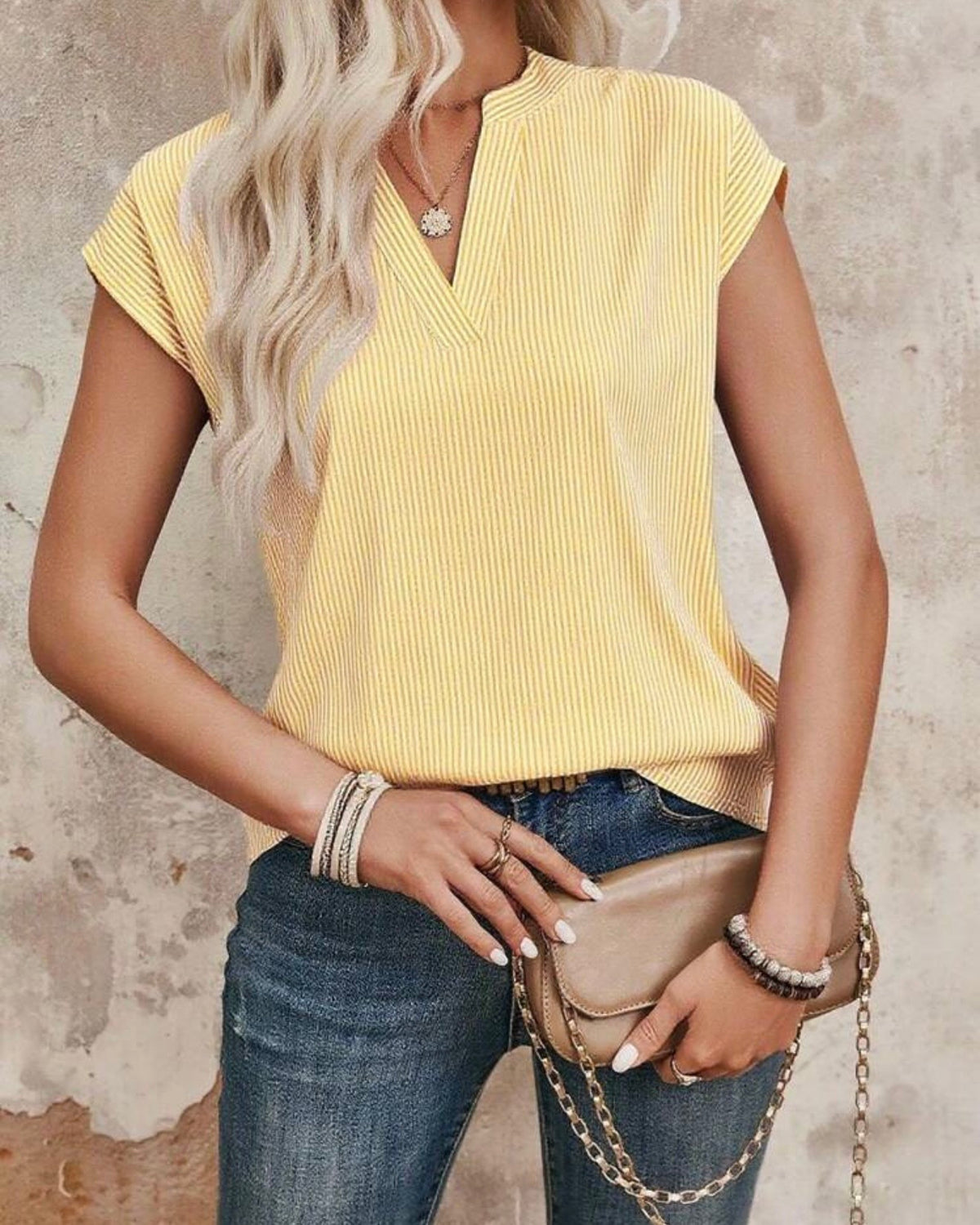 Blusa amarilla Emery rose