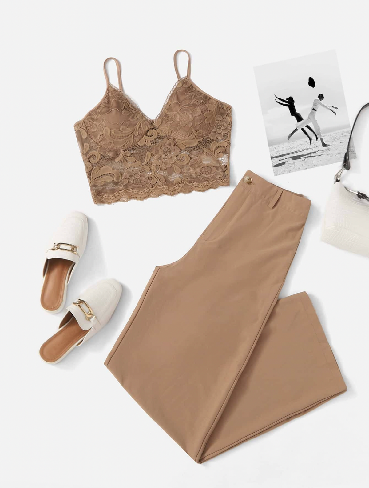 Conjunto beige