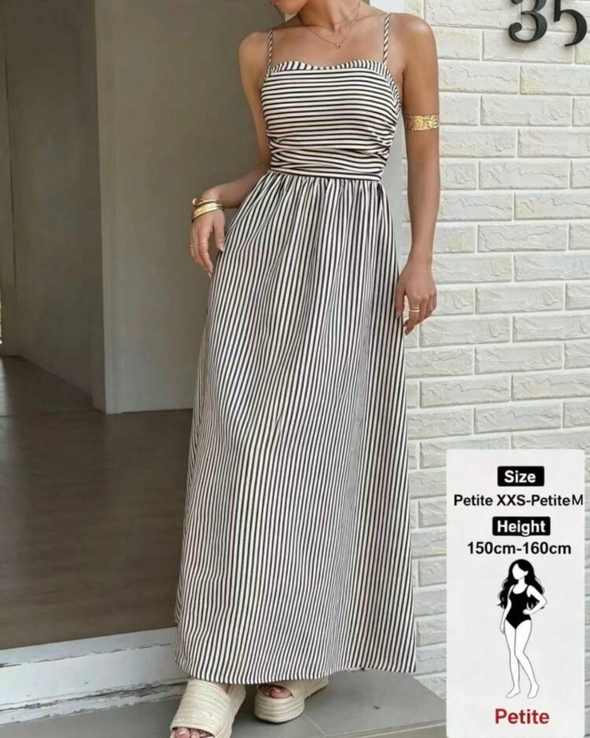 Vestido de rayas
