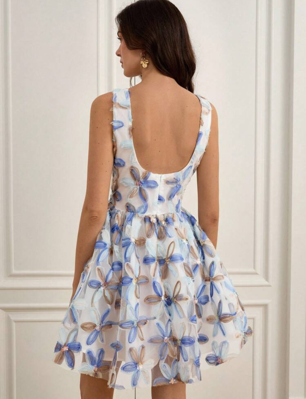 Vestido floreado elegante