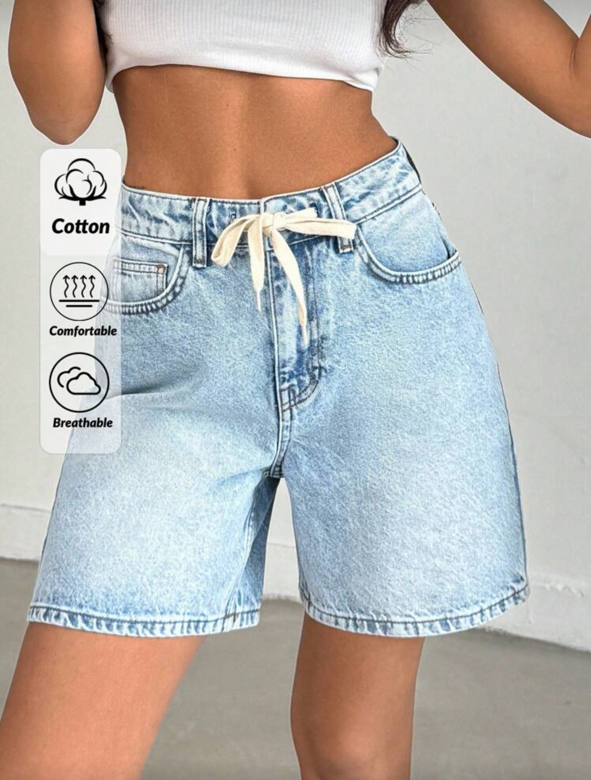 Short de mezclilla