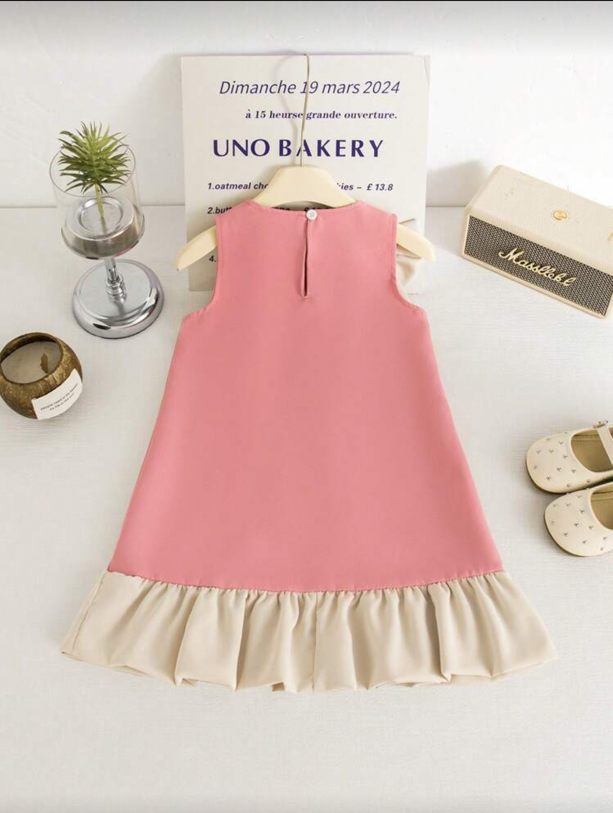 Vestido palo rosa