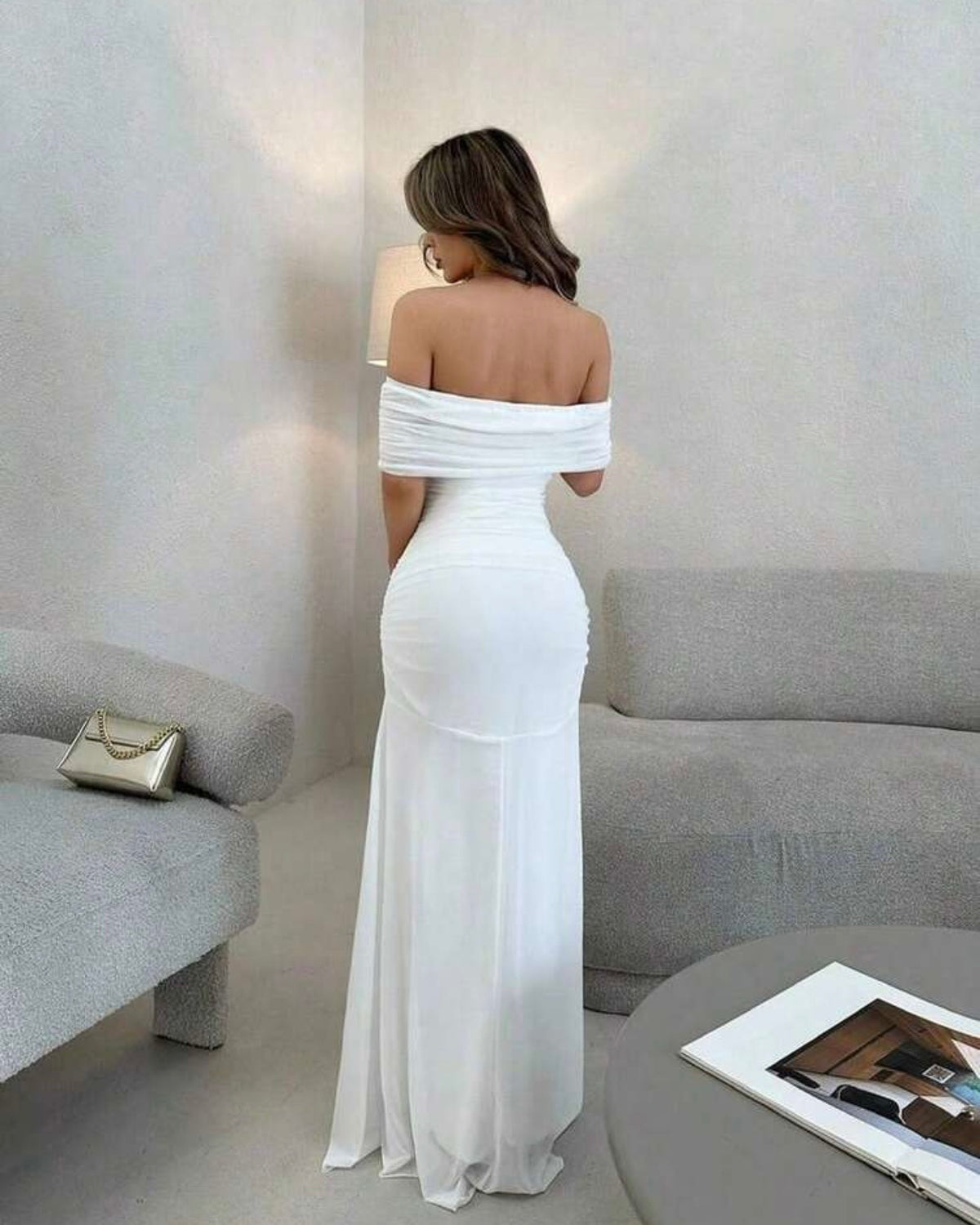 Vestido blanco straple