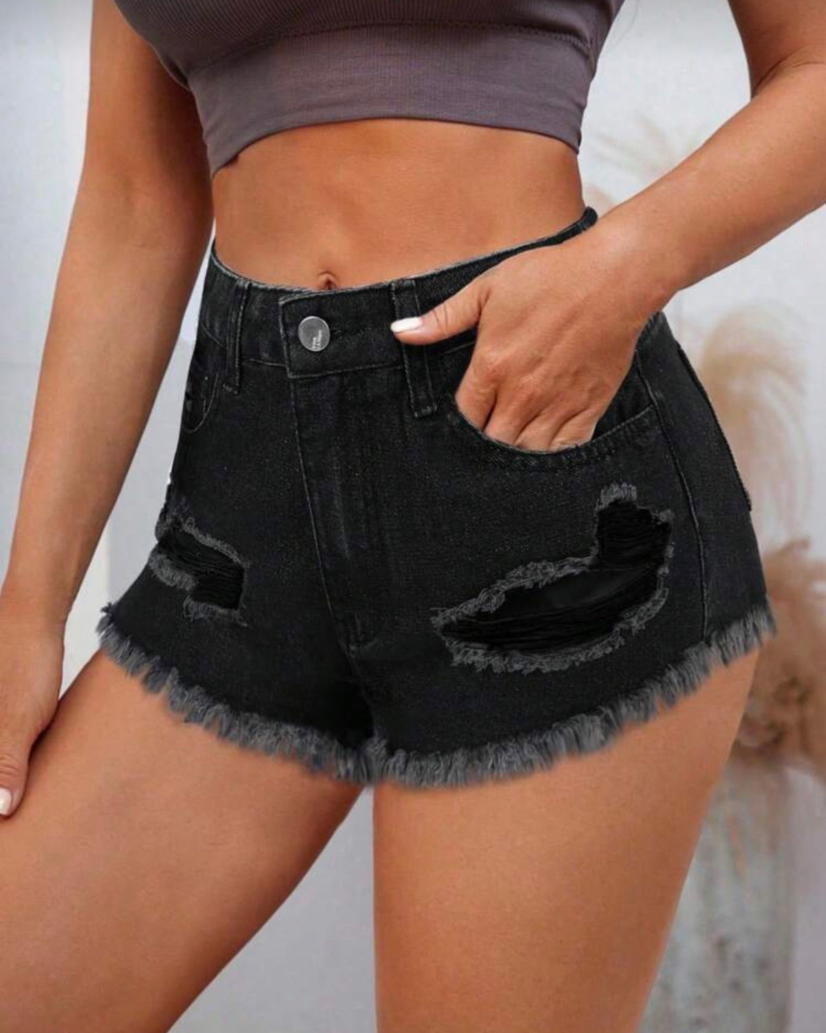 Short de mezclilla