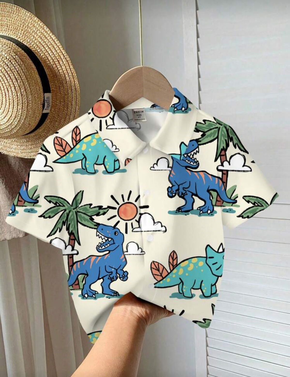 Camisa de dinosaurios
