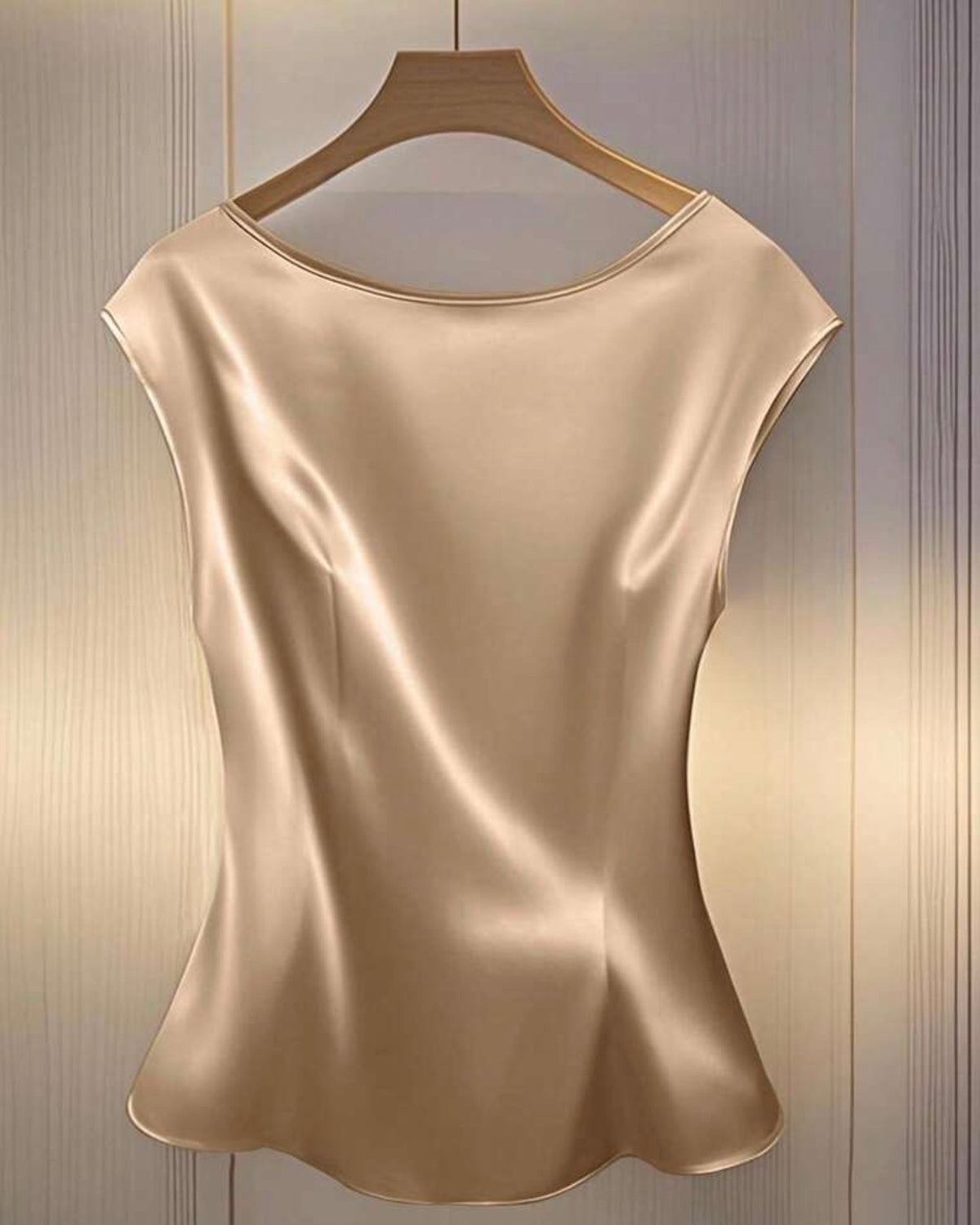 Blusa satinada