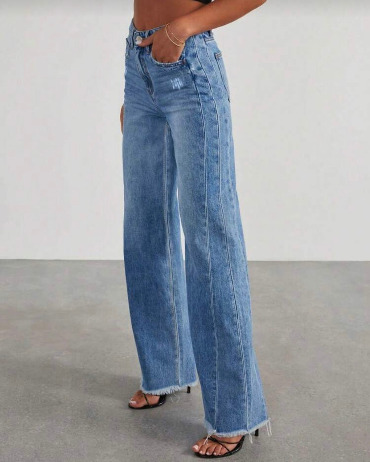 Jeans pierna ancha