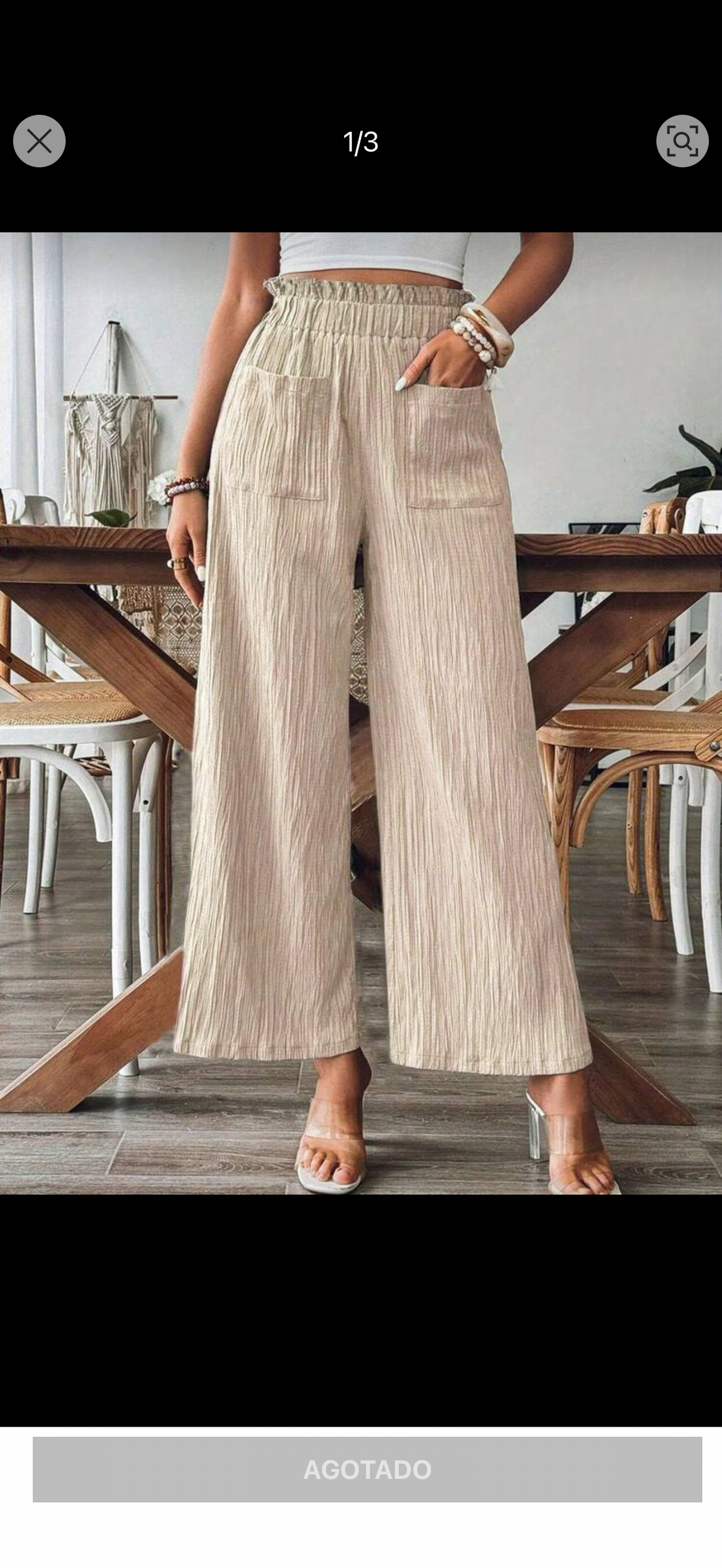 Pantalón de manta