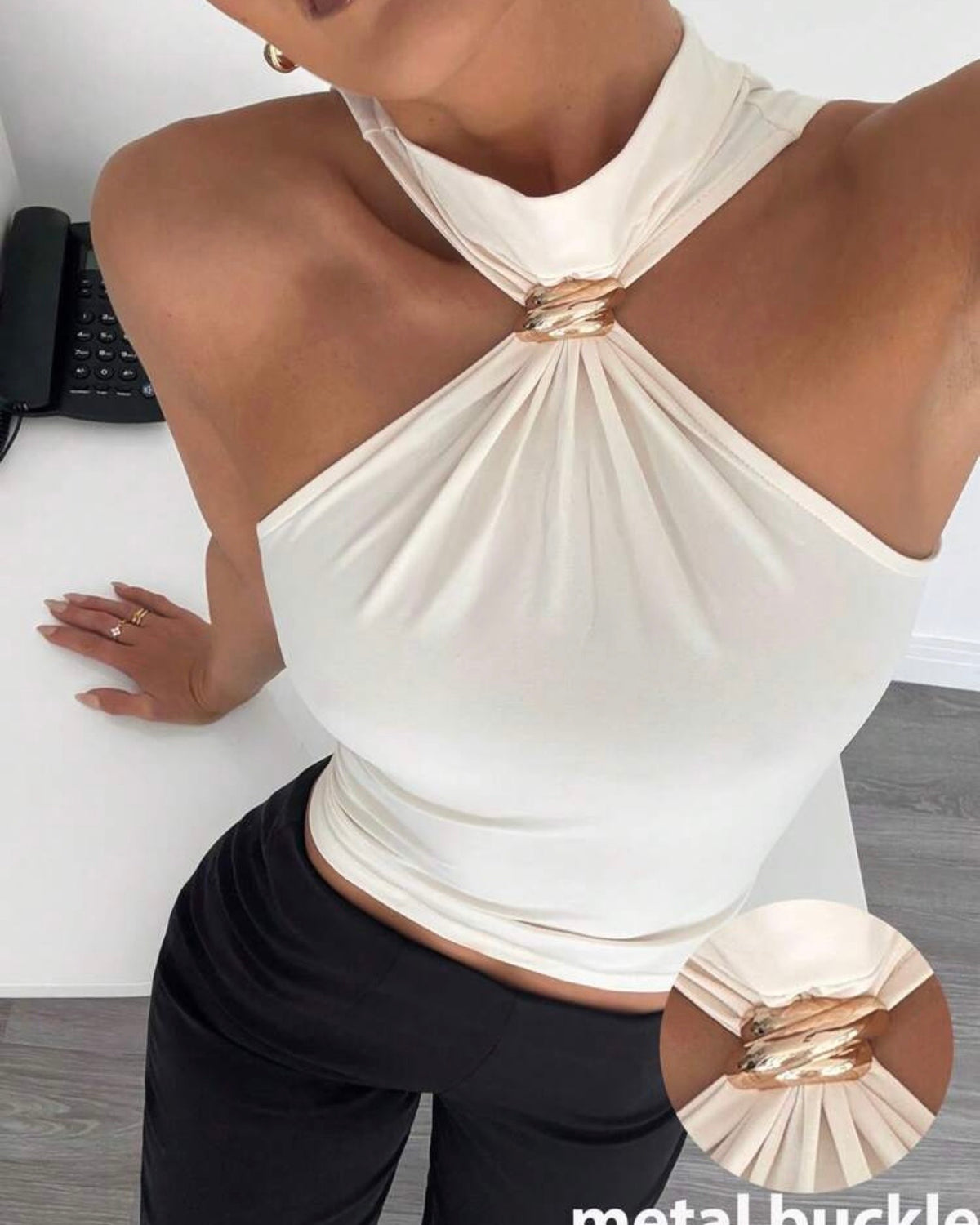 Blusa albaricoque