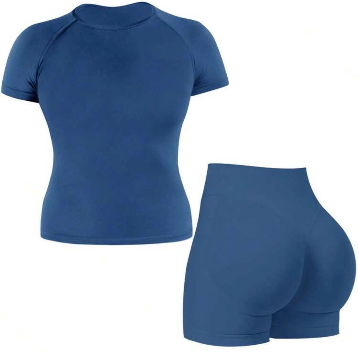 Conjunto deportivo azul