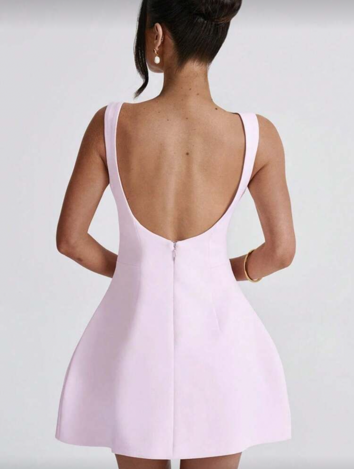 Vestido corto rosa