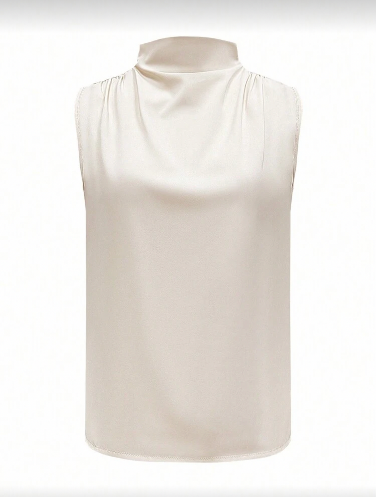 Blusa elegante cuello alto