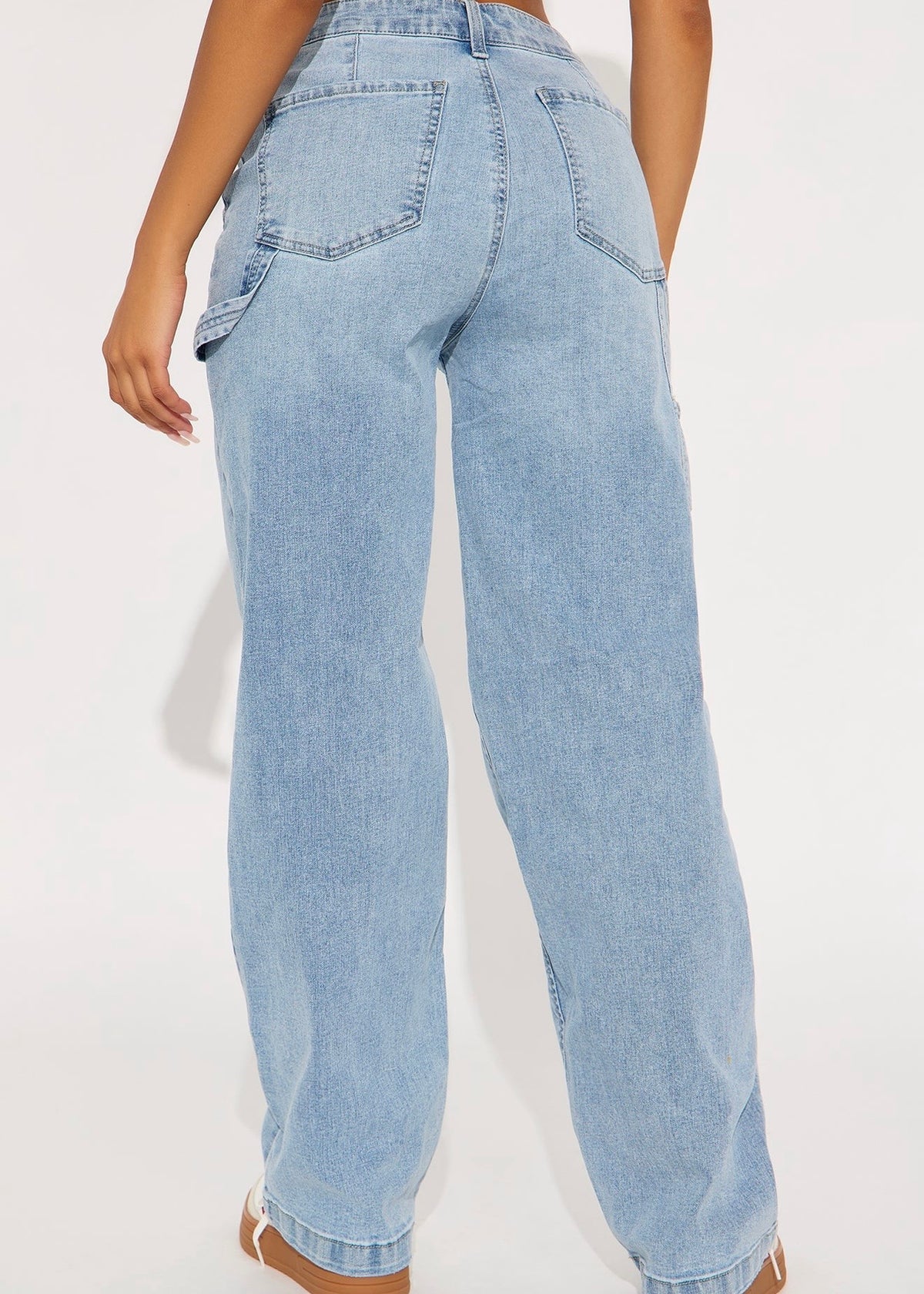 Curvy carpenter jeans