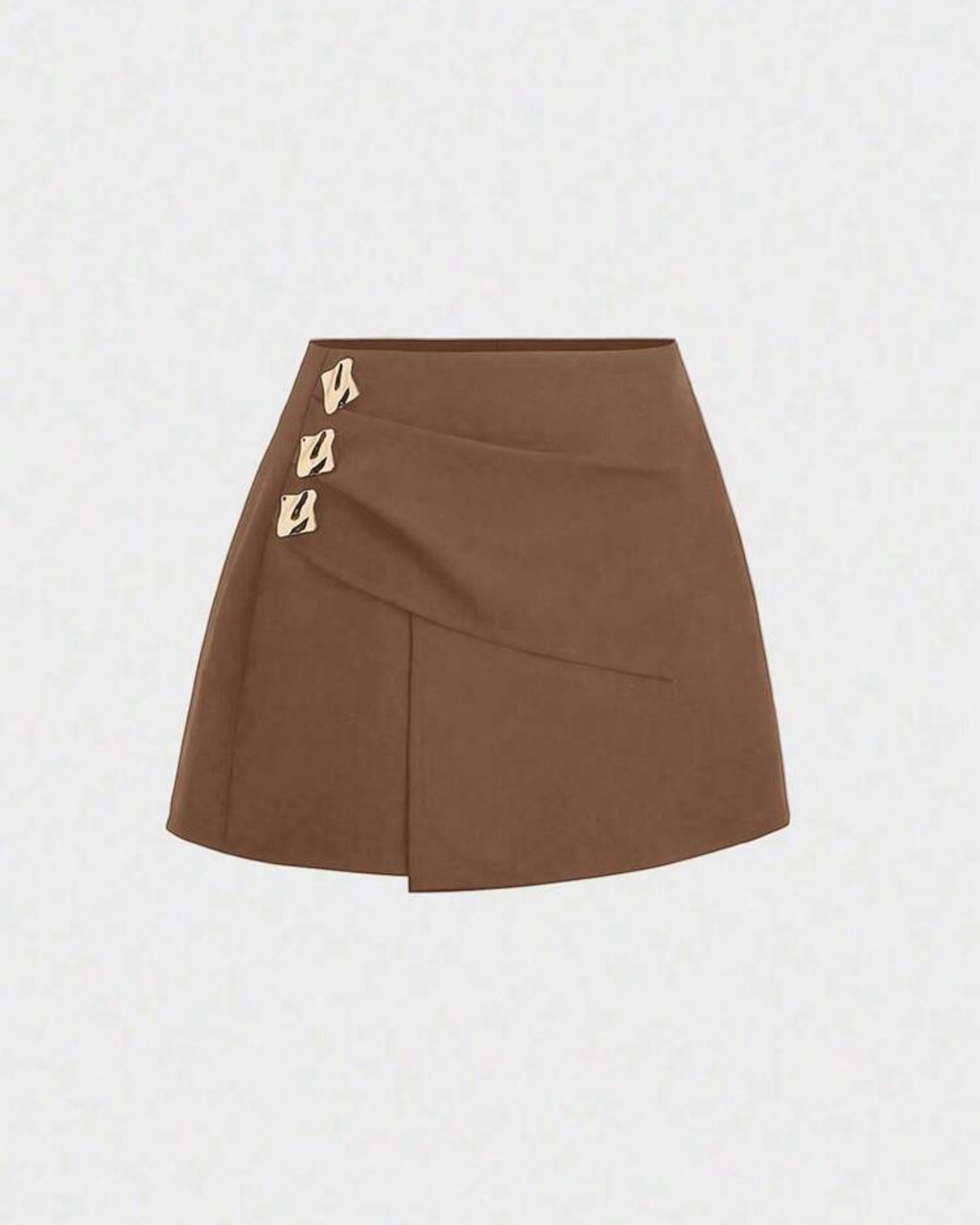 Short enagua café