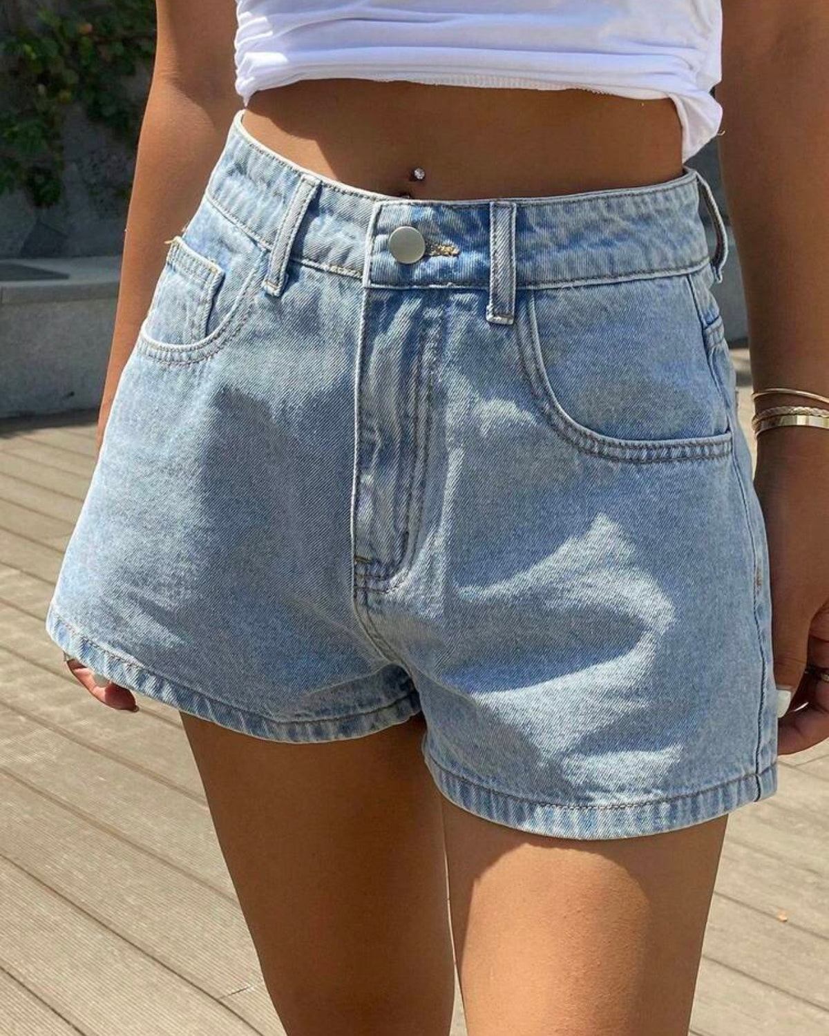 Short de mezclilla