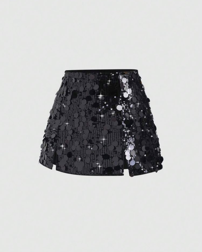 Short enagua de lentejuelas