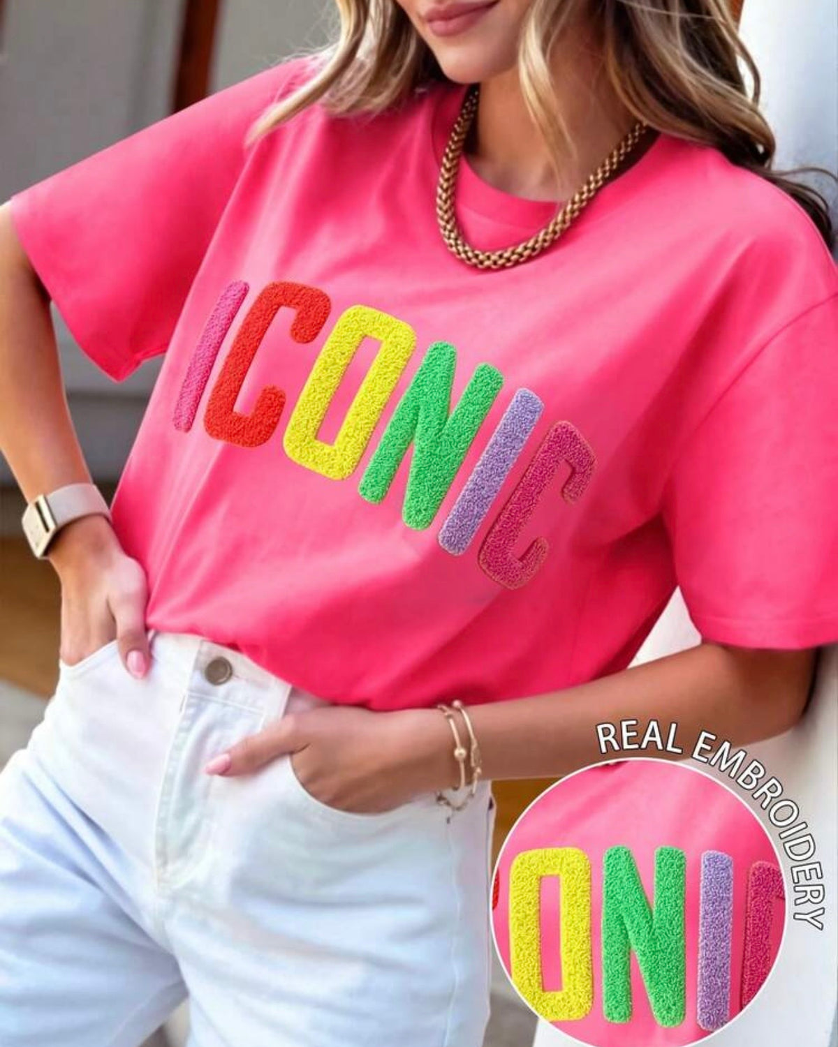 Blusa rosada Icon