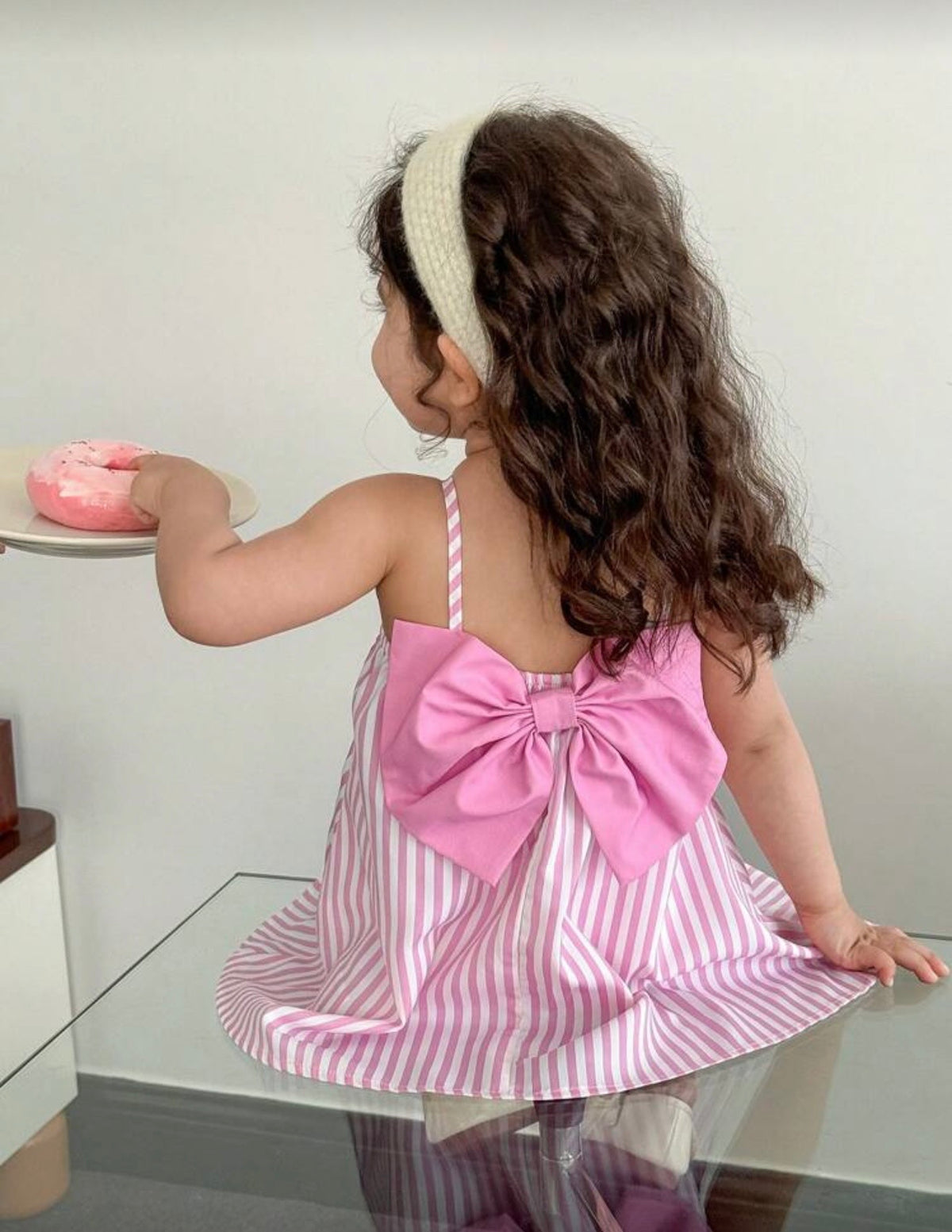 Vestido de niña Rosa