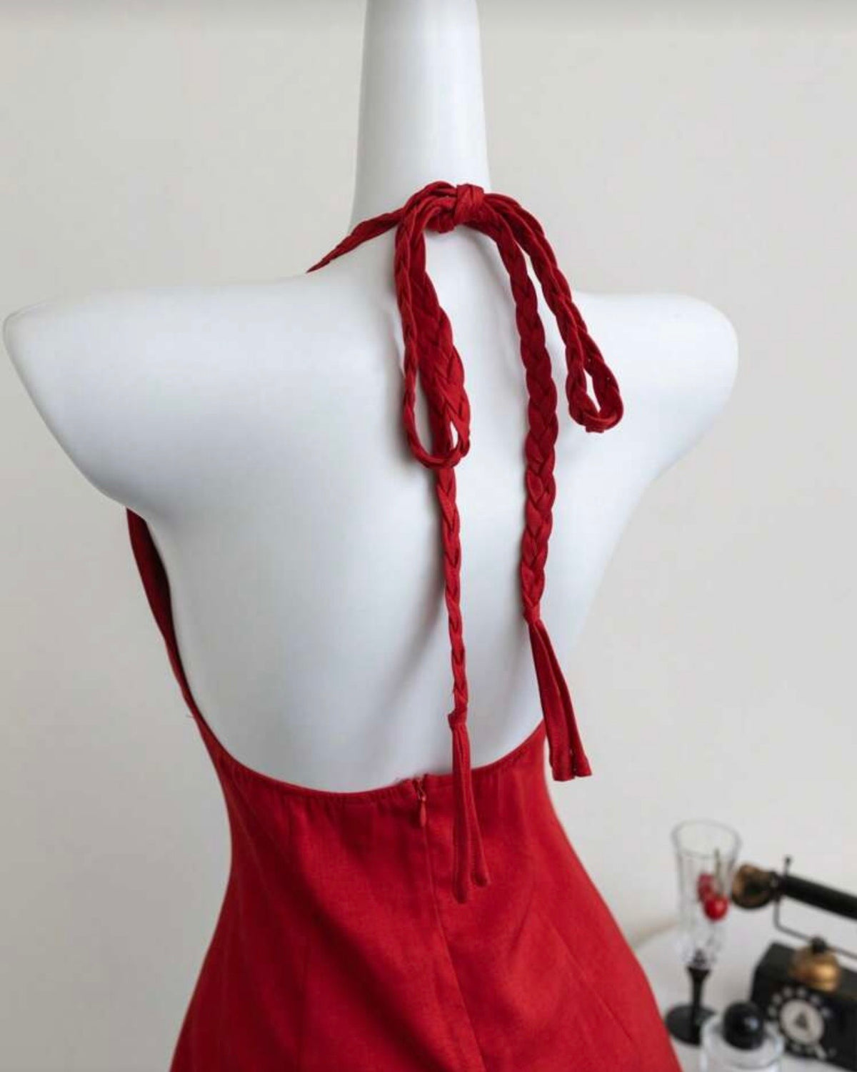 Vestido cuello V