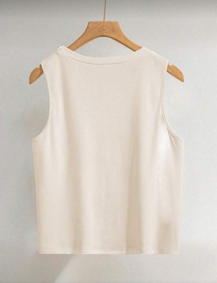 Blusa cuello de perlas