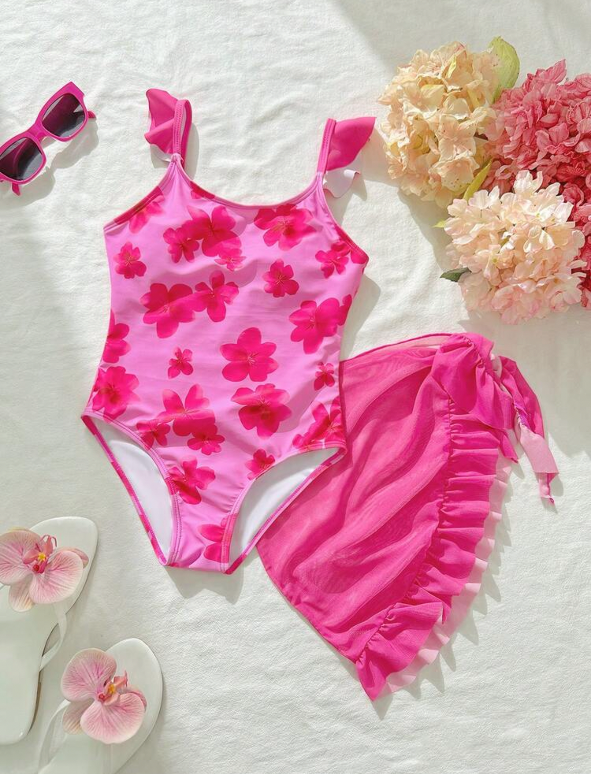 Traje de baño entero con salida