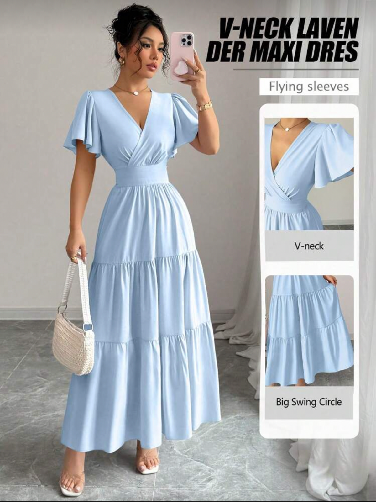 Vestido celeste