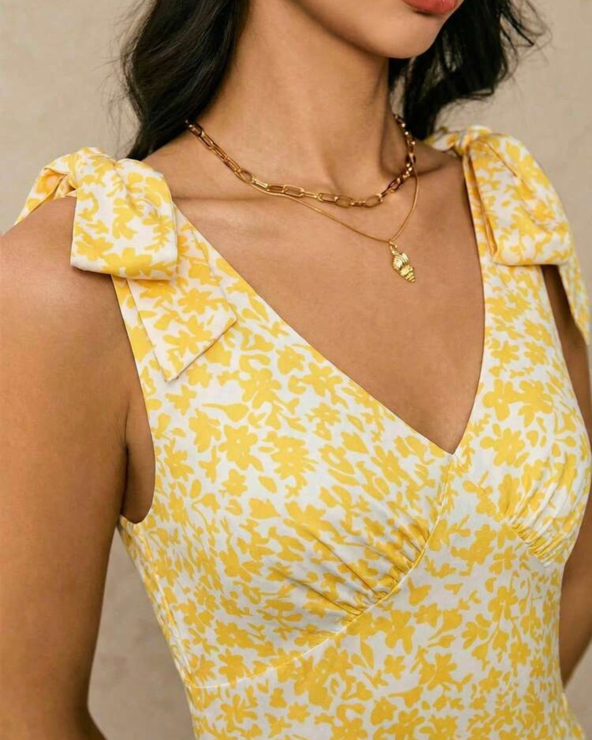 Vestido amarillo poeselle