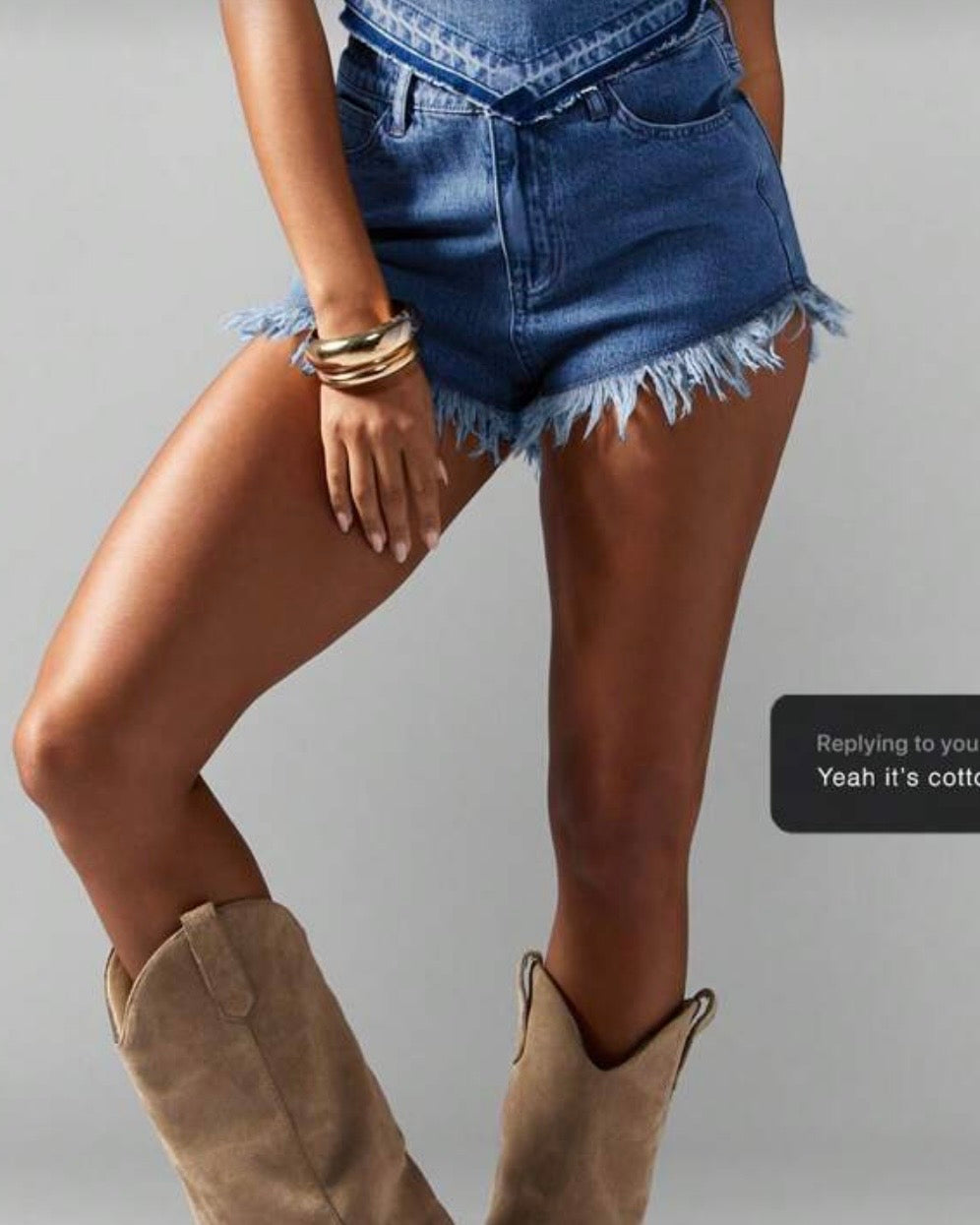 Short de mezclilla