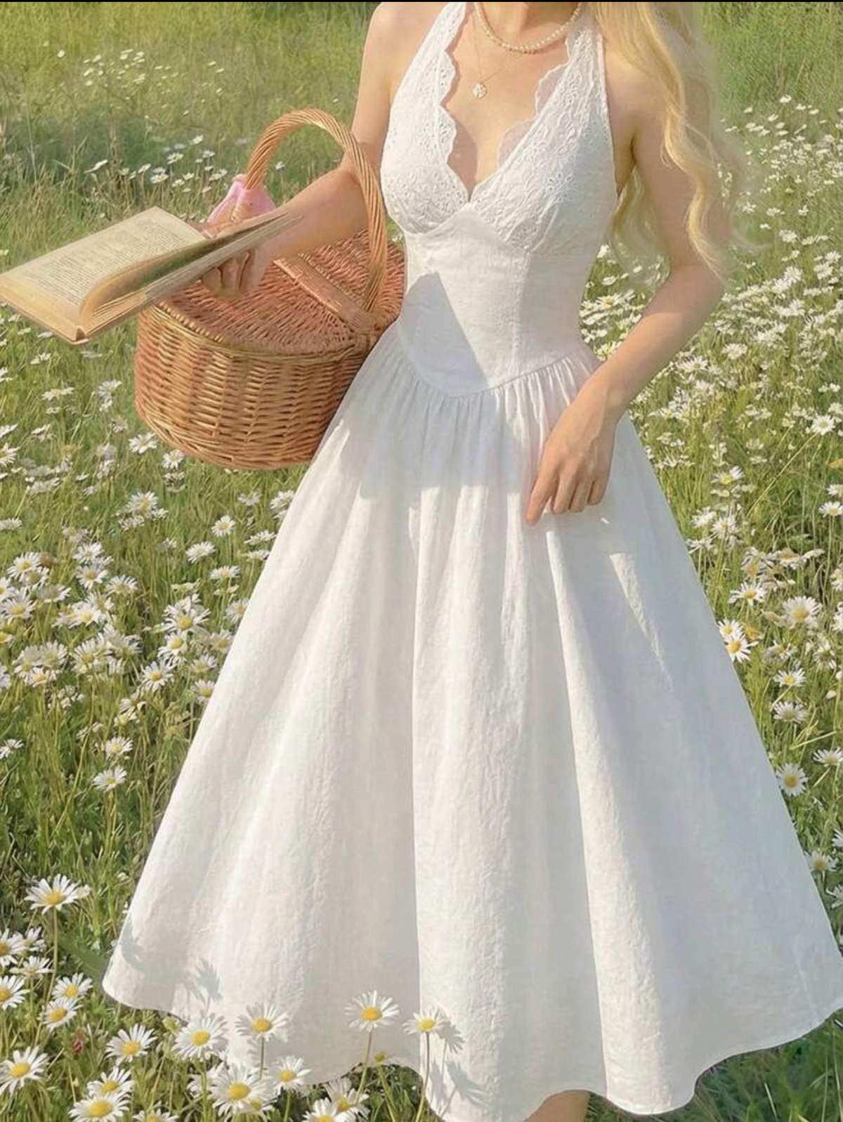 Vestido blanco aloruh