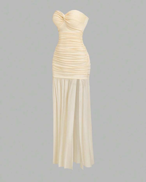Vestido albaricoque