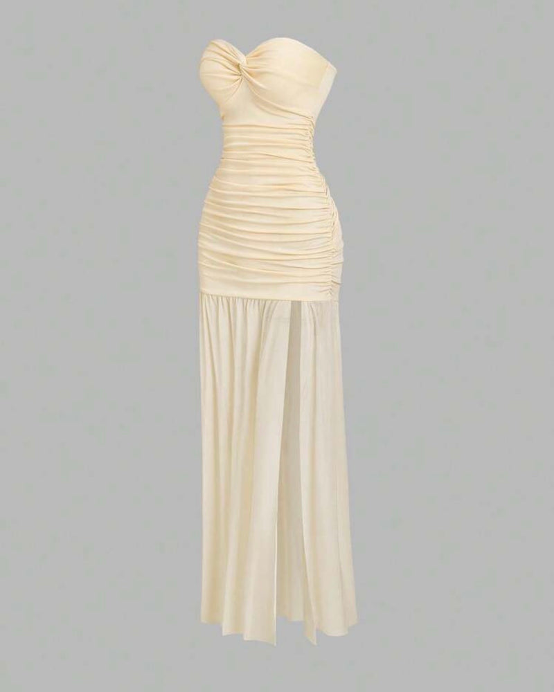 Vestido albaricoque