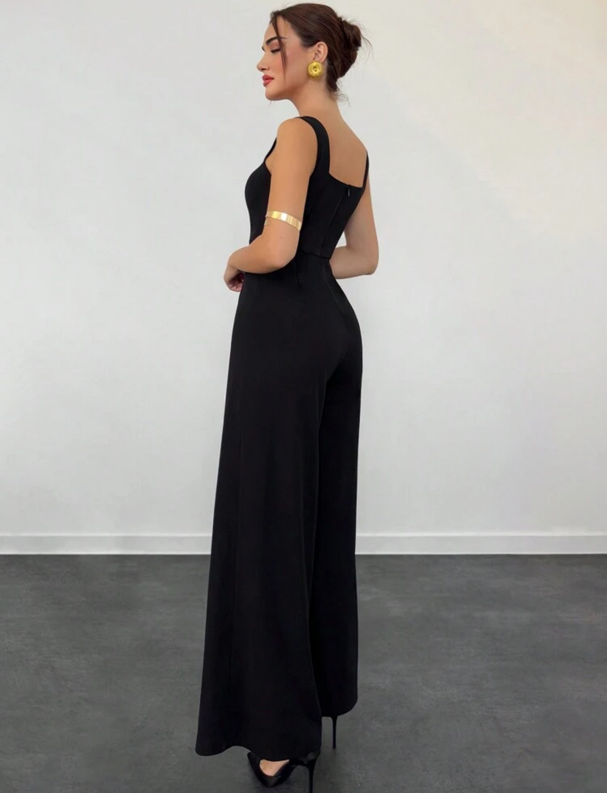 Enterizo elegante negro