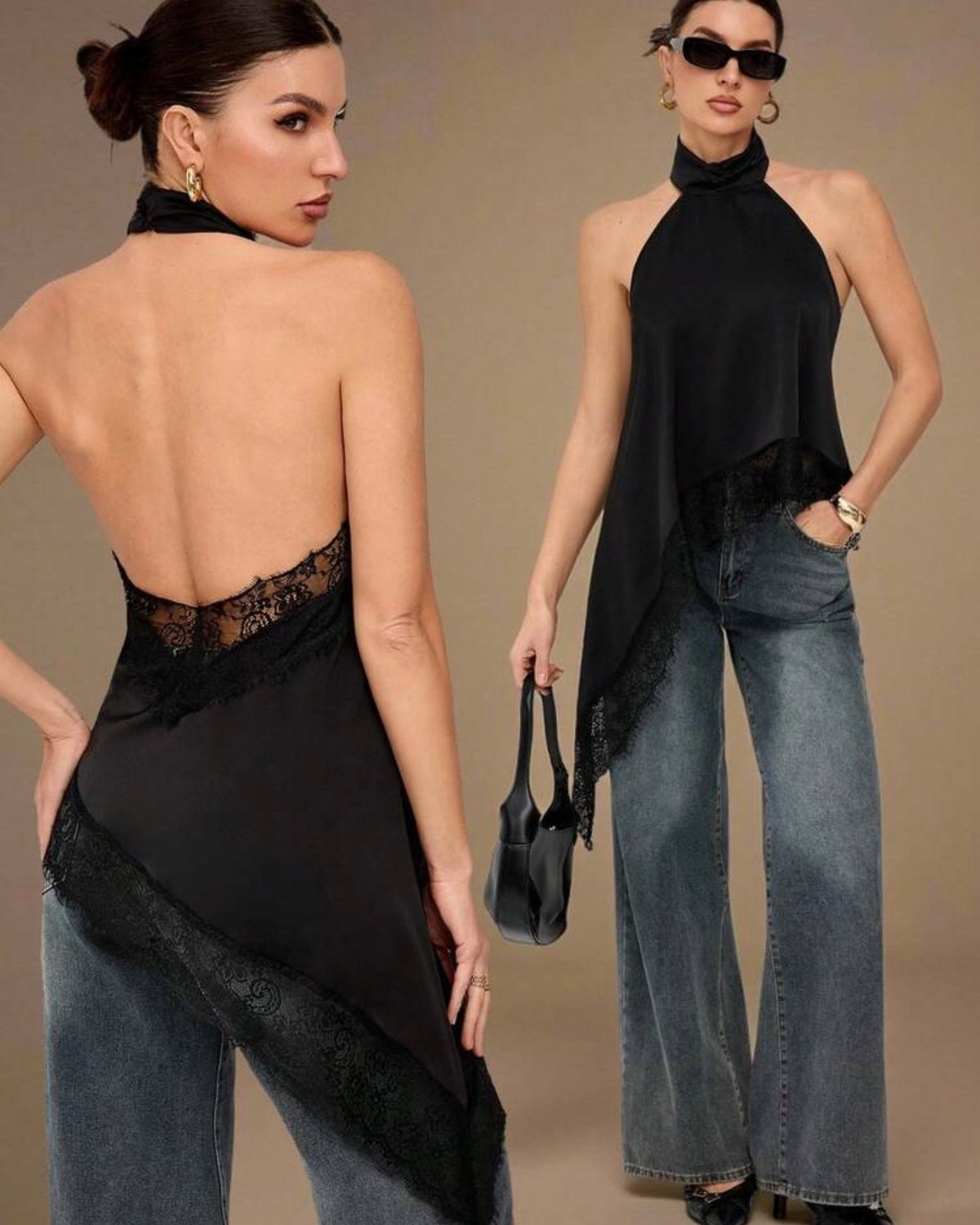 Blusa asimétrica