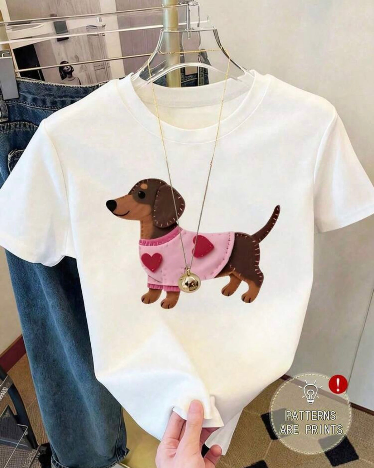 Blusa estampado perro salchicha