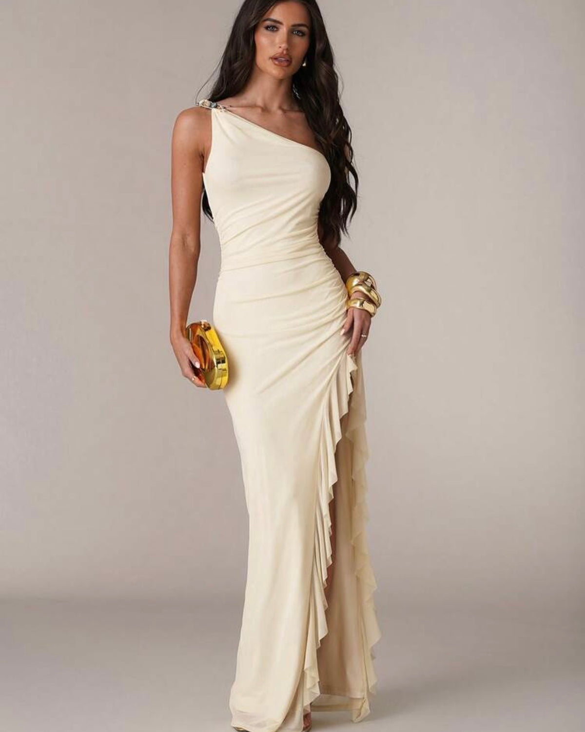 Vestido albaricoque