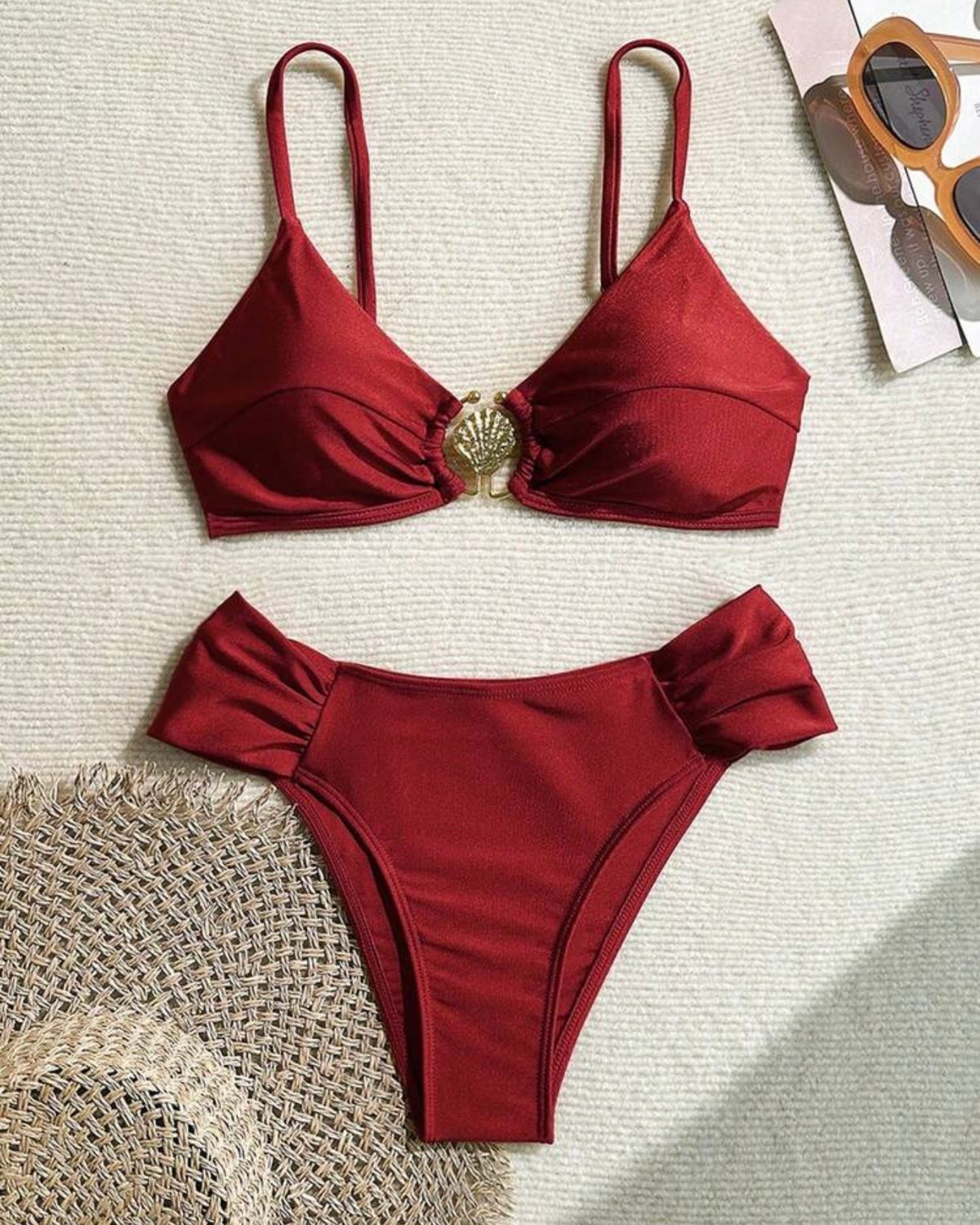 Traje de baño rojo