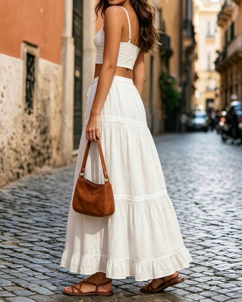 Falda blanca