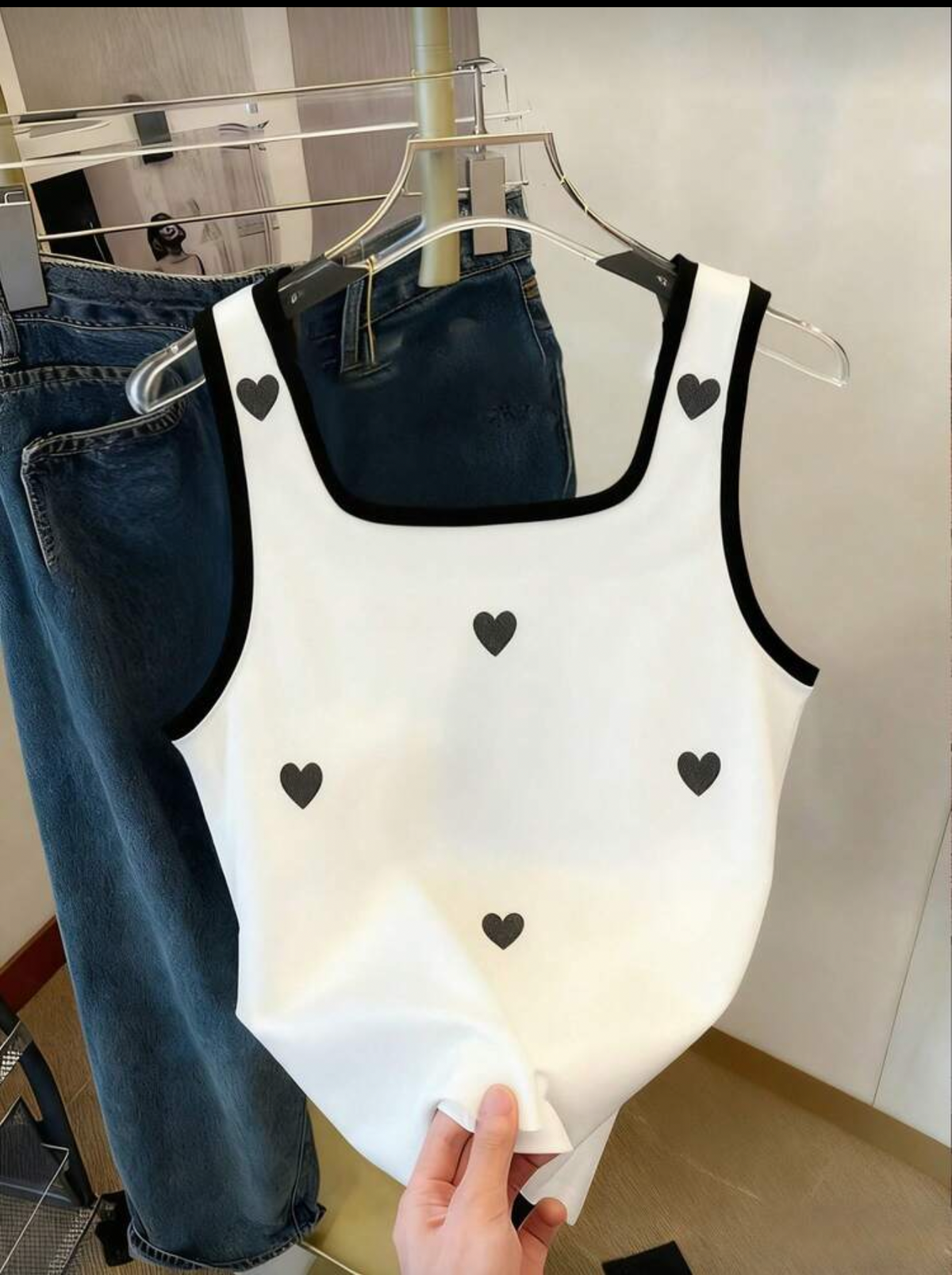 Blusa con corazones