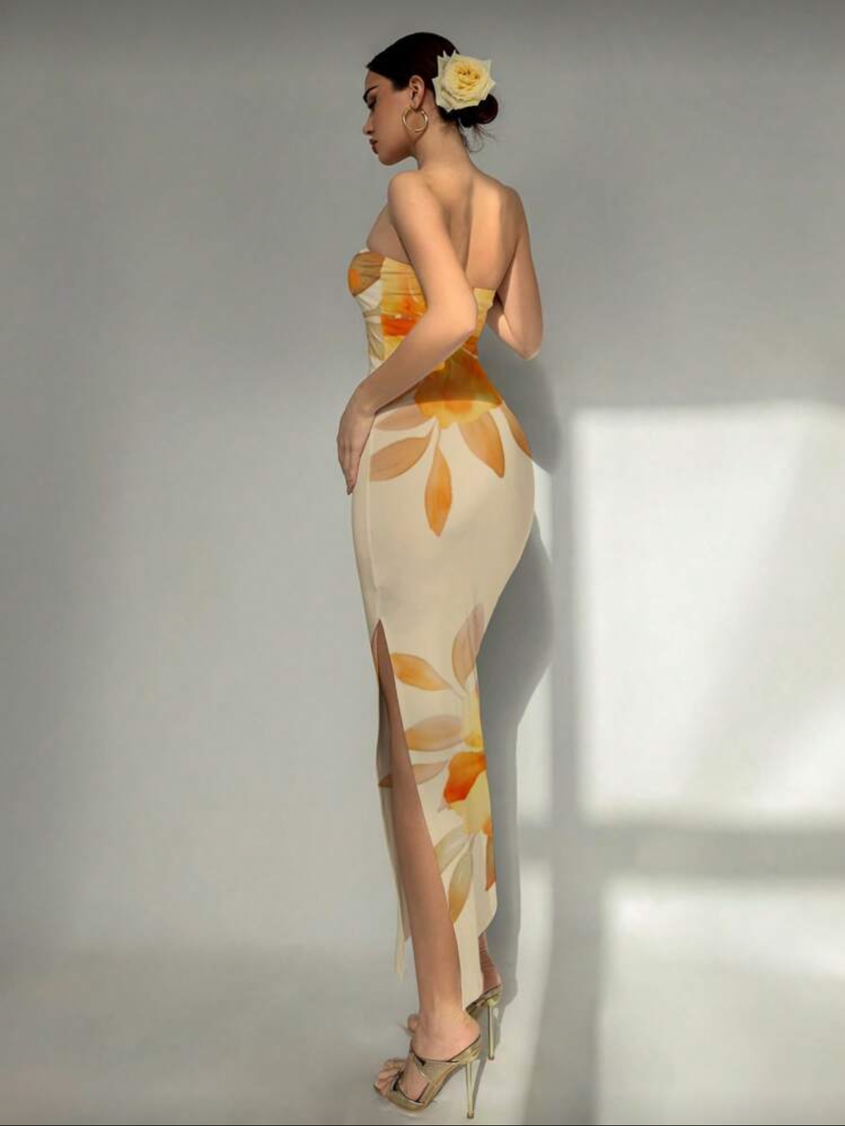 Vestido largo straple