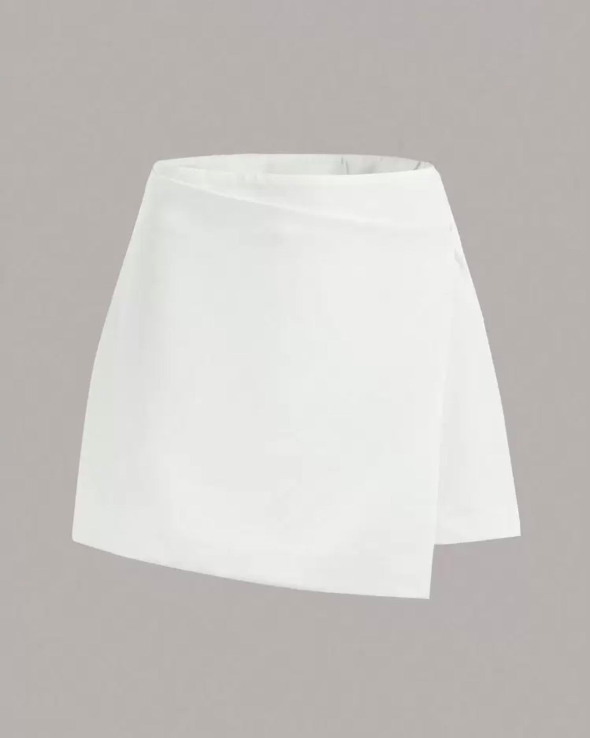 Short enagua blanca