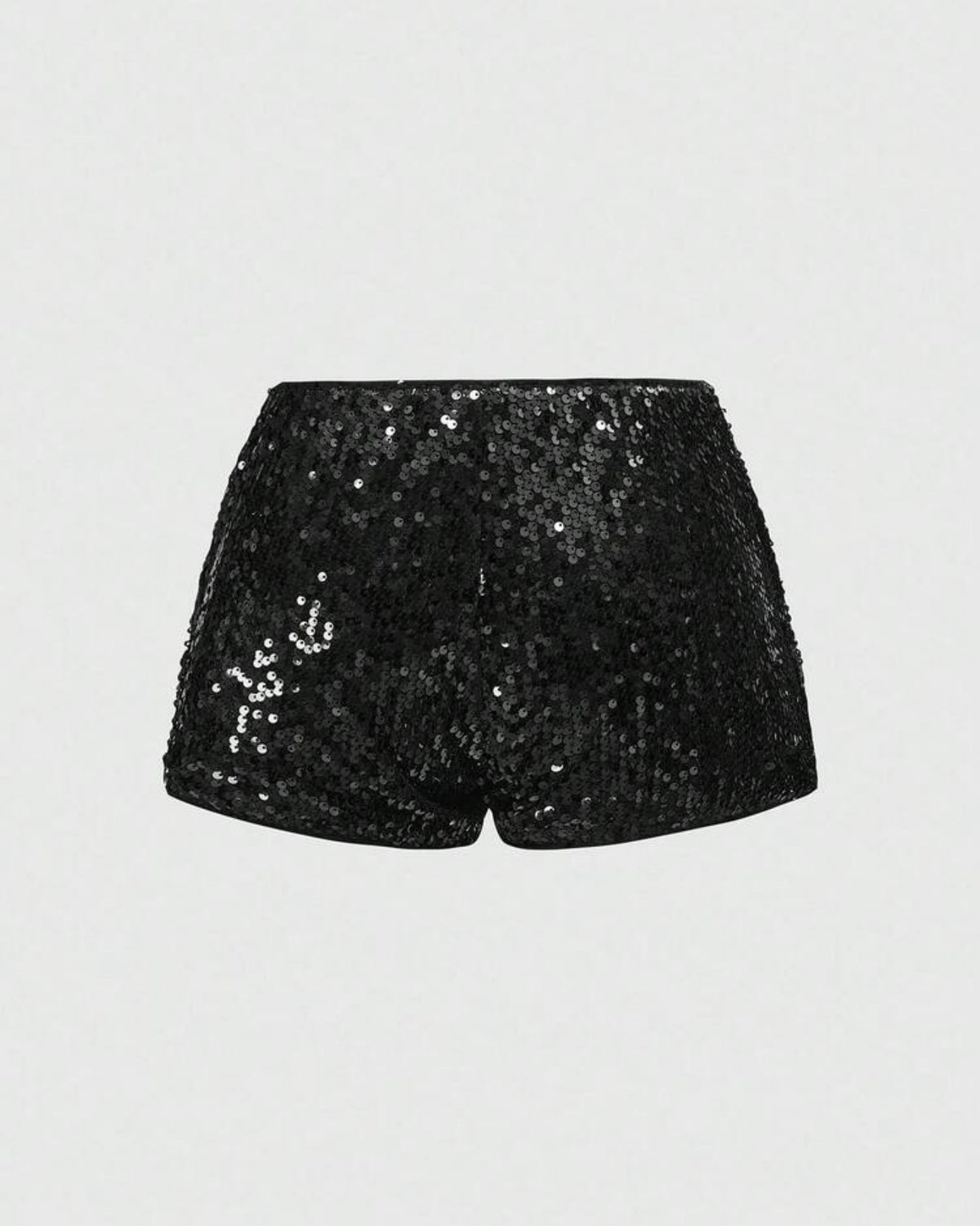Short de lentejuelas negro