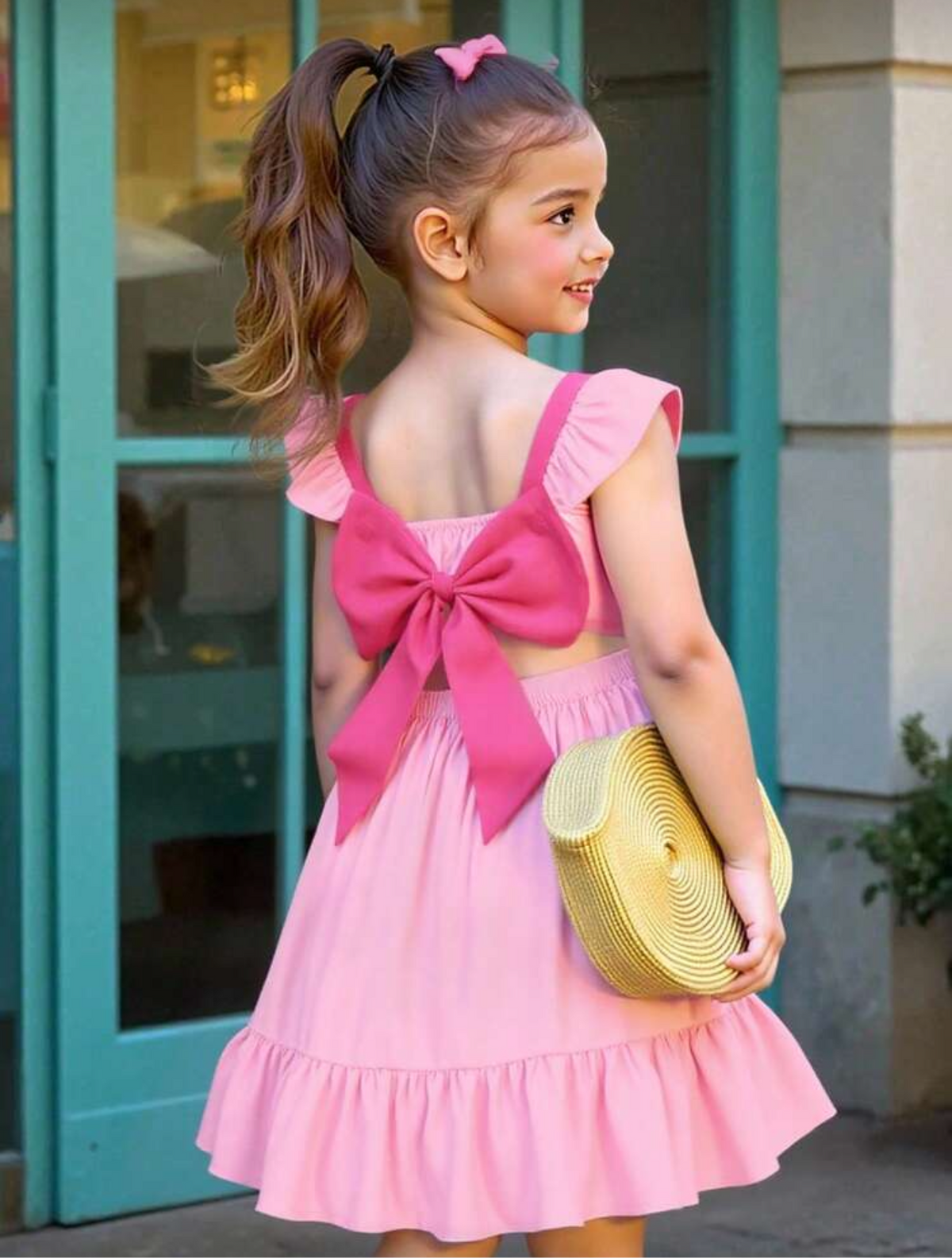 Vestido rosado