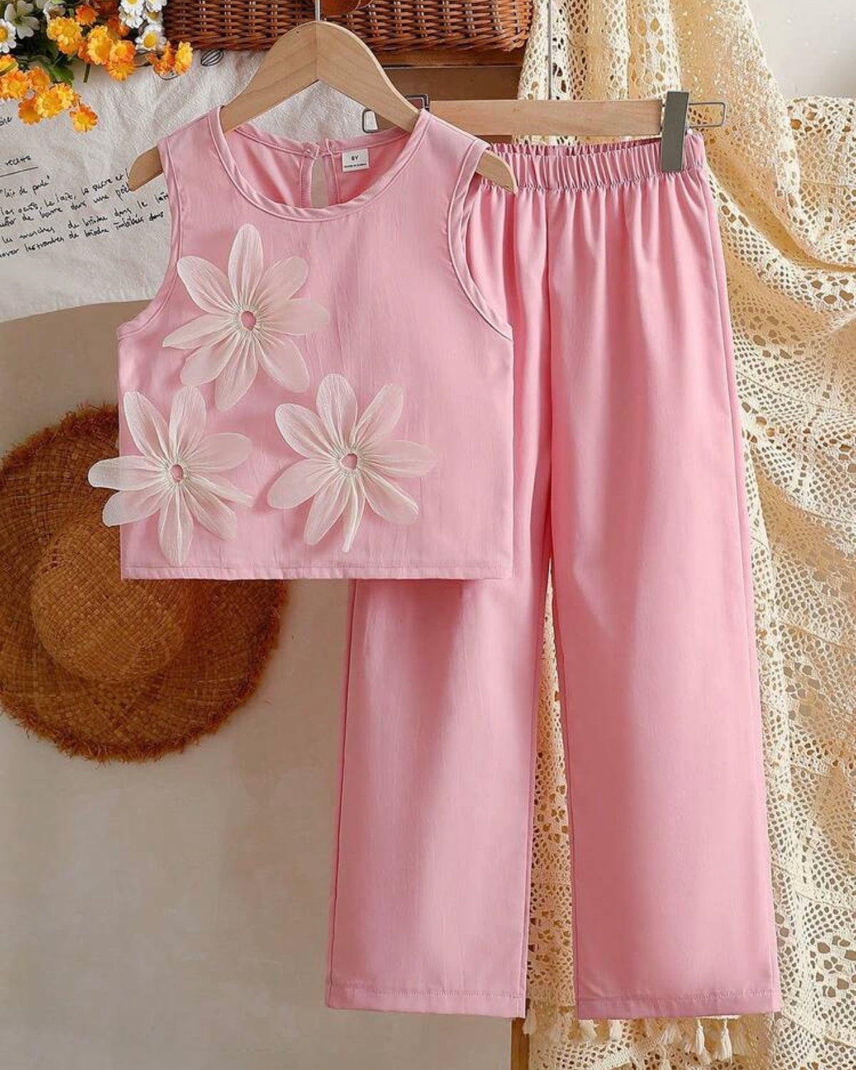 Conjunto rosa de niña